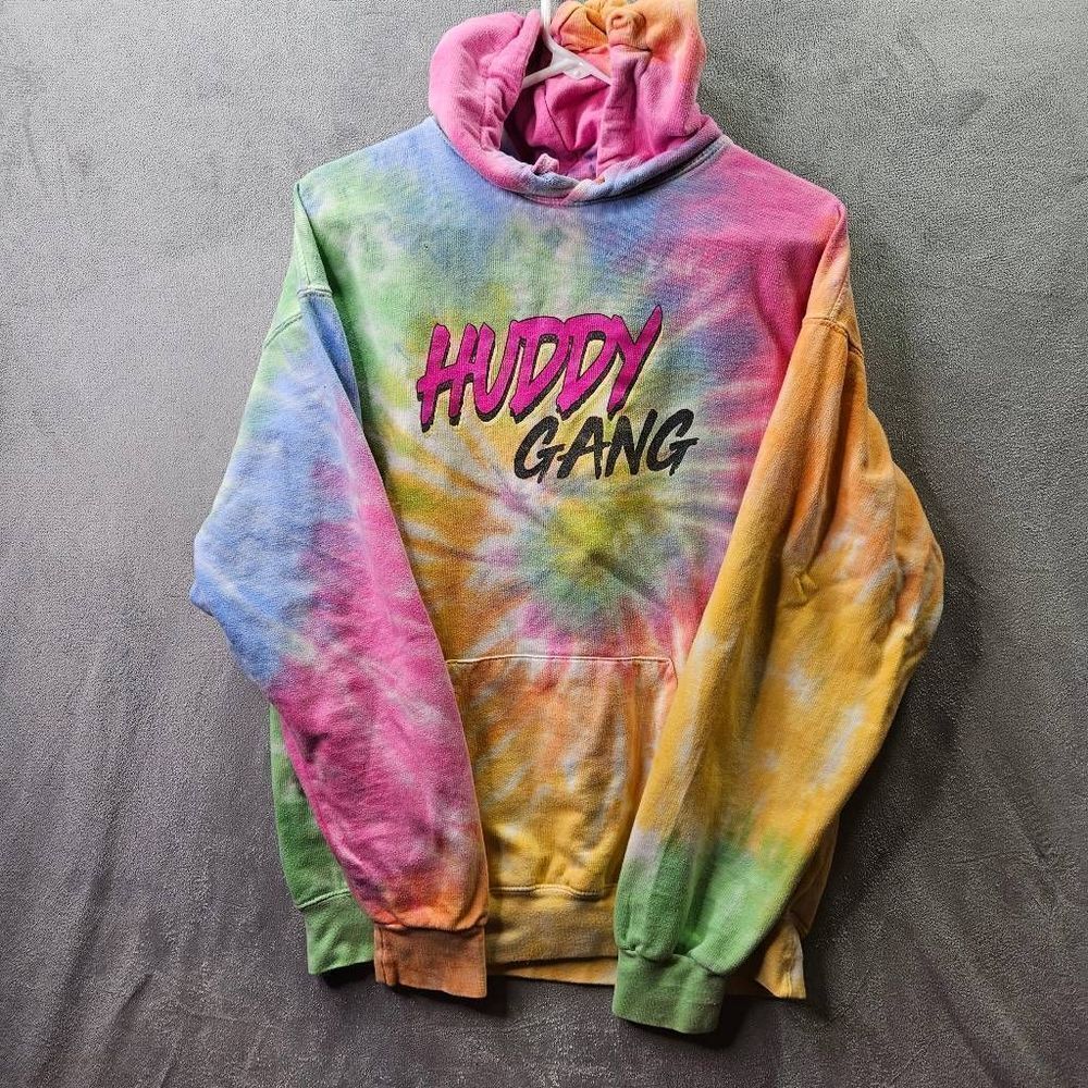 Chase Hudson Hoodie Mens Sz Medium Tie Dye Huddy Gang Pullover Sweatshirt - Picture 1 of 10